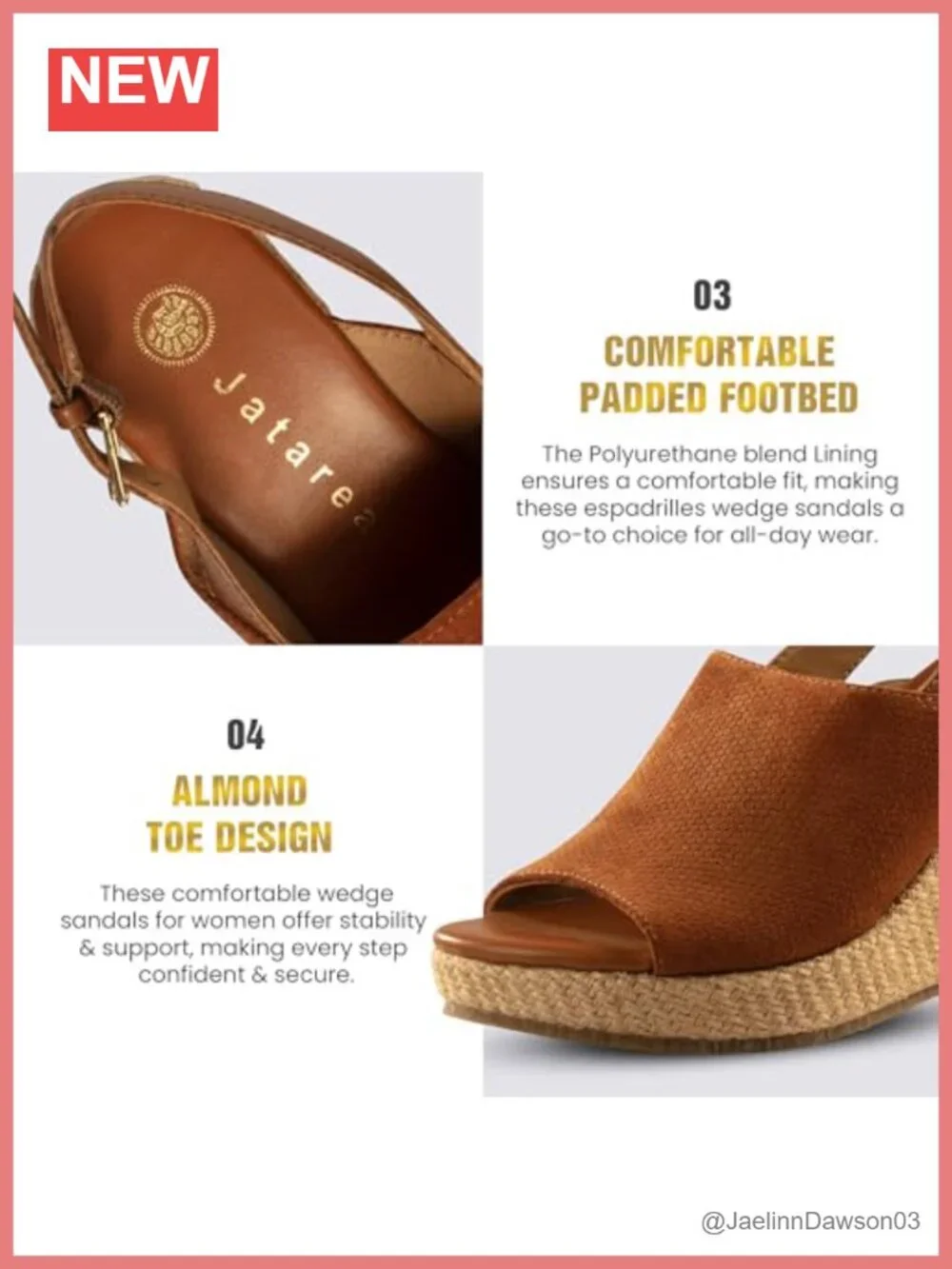 Women's Leather Wedge Sandals with Espadrille Style, Buckle Slingback, Summer